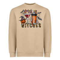 Mushroom drink up witches Heavyweight Sweatshirt - CowhideDigitalArt