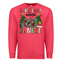 Cardinal Christmas movie junkie Premium Sweatshirt - MaliasSmallBusiness
