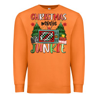 Carrot Christmas movie junkie Premium Sweatshirt - MaliasSmallBusiness