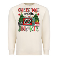 Sandshell Christmas movie junkie Premium Sweatshirt - MaliasSmallBusiness