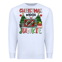 White Christmas movie junkie Premium Sweatshirt - MaliasSmallBusiness