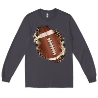 Smoke football cowhide leopard patch Long Sleeve Tee - JahusDesignShop