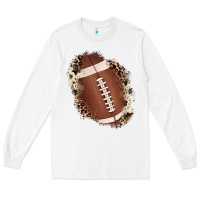 White football cowhide leopard patch Long Sleeve Tee - JahusDesignShop