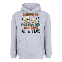Heather Grey surviving fatherhood one beer at a time Heavyweight Hoodie - MaliasSmallBusiness