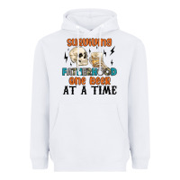 White surviving fatherhood one beer at a time Heavyweight Hoodie - MaliasSmallBusiness