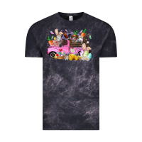 Cloud Black easter day farm animals truck Vintage Tee - RacoonDesign