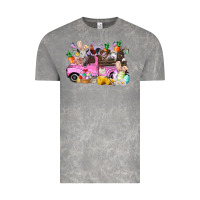 Cloud Rock easter day farm animals truck Vintage Tee - RacoonDesign