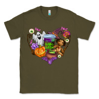Army Green halloween Classic Tee - AdoDesignShop