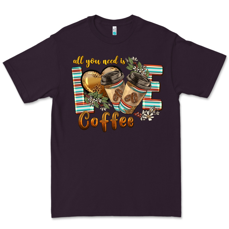 All You Need Is Love Coffee Premium Tee by BarkalooDesign | Teevron