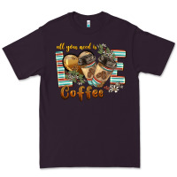 Plum all you need is love coffee Premium Tee - BarkalooDesign