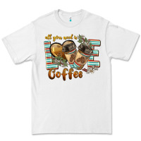White all you need is love coffee Premium Tee - BarkalooDesign