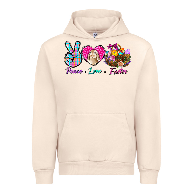Peace Love Easter Urban Hoodie by NancyCooperArtShop | Teevron