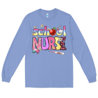 Colony Blue school nurse Long Sleeve Tee - BundleAndBundleShop