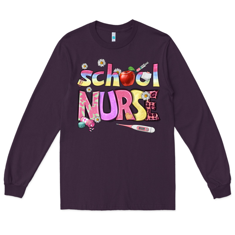 School Nurse Long Sleeve Tee by BundleAndBundleShop | Teevron