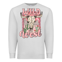 Dove Grey wild west Premium Sweatshirt - MaliasSmallBusiness