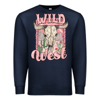 Navy wild west Premium Sweatshirt - MaliasSmallBusiness