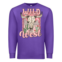 Purple wild west Premium Sweatshirt - MaliasSmallBusiness