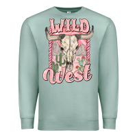 Seafoam wild west Premium Sweatshirt - MaliasSmallBusiness