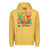 Antique Gold 100 days of doing teacher stuff Premium Hoodie - Artiststas