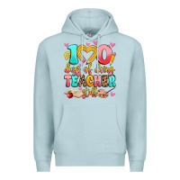 Blue Mist 100 days of doing teacher stuff Premium Hoodie - Artiststas