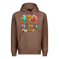 Chestnut 100 days of doing teacher stuff Premium Hoodie - Artiststas