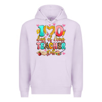Lilac 100 days of doing teacher stuff Premium Hoodie - Artiststas