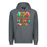 Rock 100 days of doing teacher stuff Premium Hoodie - Artiststas