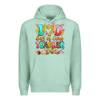 Seafoam 100 days of doing teacher stuff Premium Hoodie - Artiststas
