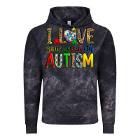 Cloud Black i love someone with autism Vintage Hoodie - Zillion Design Studio