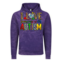 Cloud Purple i love someone with autism Vintage Hoodie - Zillion Design Studio