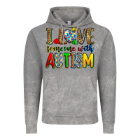 I Love Someone With Autism Vintage Hoodie | Teevron