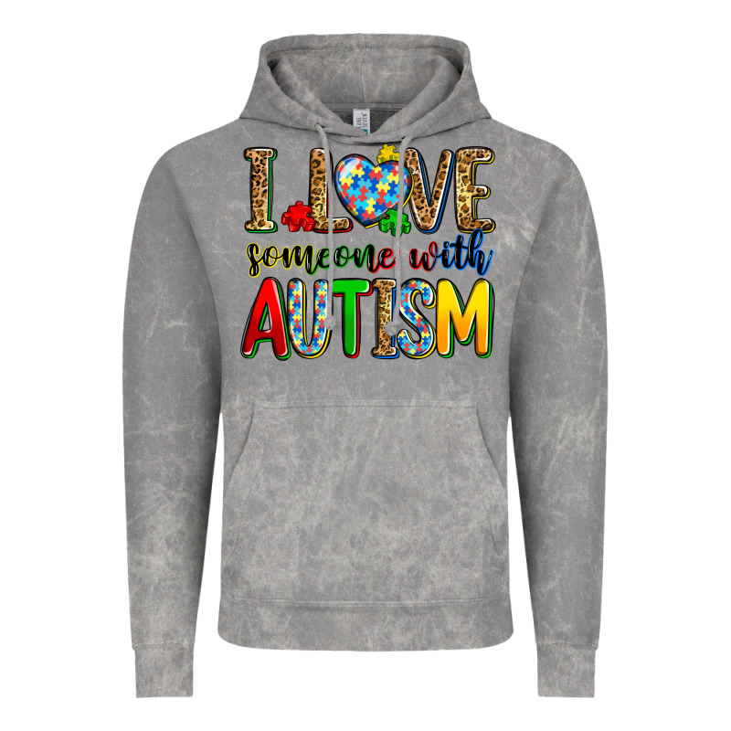 I Love Someone With Autism Vintage Hoodie by Zillion Design Studio | Teevron
