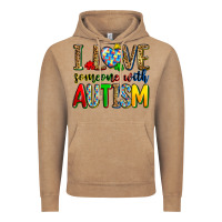 Vintage Coffee i love someone with autism Vintage Hoodie - Zillion Design Studio