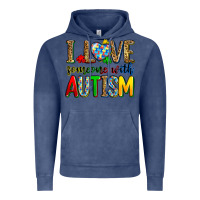 Vintage Denim i love someone with autism Vintage Hoodie - Zillion Design Studio