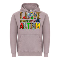 Vintage Zinc i love someone with autism Vintage Hoodie - Zillion Design Studio