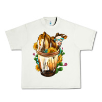 Pistachio simmental cow bobba cup Urban Heavy Tee - FaDigitalArtStudio