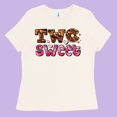 Two Sweet Donut Ladies Tee Designed By Adodesignshop