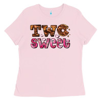 Bubblegum Pink two sweet donut Ladies Tee - AdoDesignShop