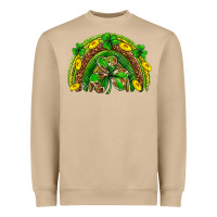 Mushroom St. Patrick's Day rainbow Heavyweight Sweatshirt - Neo Western