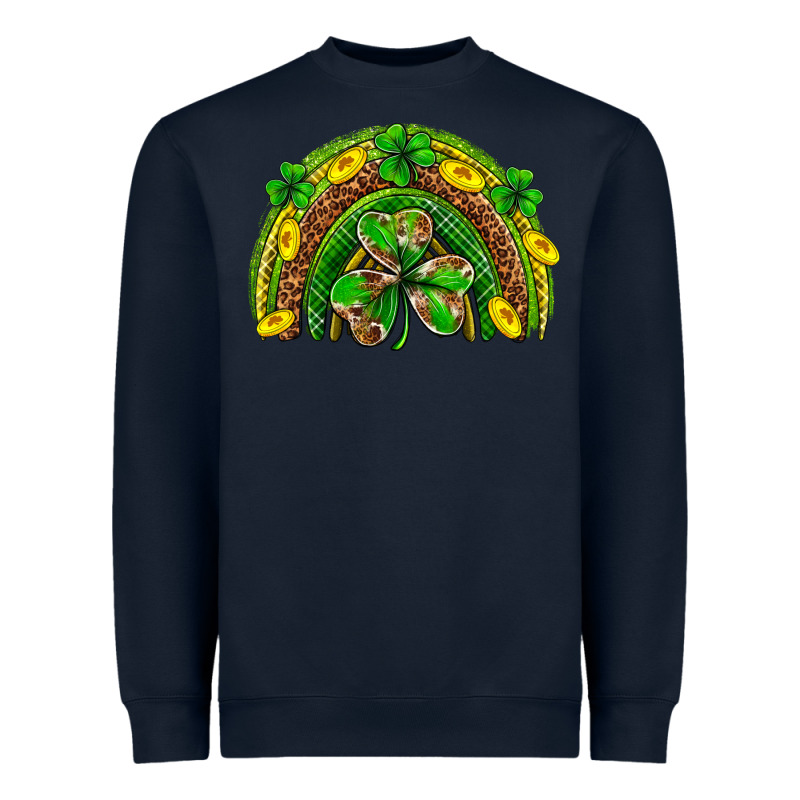 St. Patrick's Day Rainbow Heavyweight Sweatshirt by Neo Western | Teevron