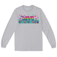 Moon Dust lgbt love with hearts and stars Long Sleeve Tee - AdoDesignShop