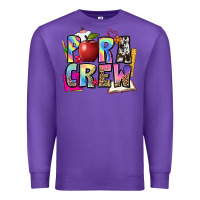 Purple para crew Premium Sweatshirt - NancyCooperArtShop