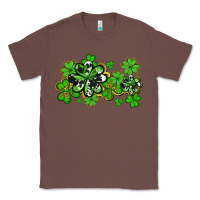 Chestnut cowhide and leopard shamrocks Classic Tee - AdoDesignShop