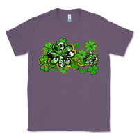 Lavender cowhide and leopard shamrocks Classic Tee - AdoDesignShop