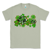 Matcha cowhide and leopard shamrocks Classic Tee - AdoDesignShop