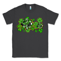 Smoke cowhide and leopard shamrocks Classic Tee - AdoDesignShop