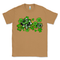 Toasted Coconut cowhide and leopard shamrocks Classic Tee - AdoDesignShop