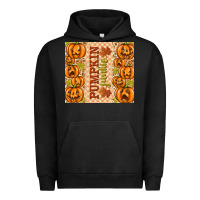 Pigment Black Fall Pumpkin Junkie Urban Hoodie - texasbilliewilder
