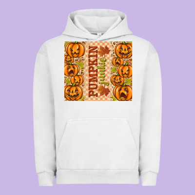 Fall Pumpkin Junkie Urban Hoodie Designed By Texasbilliewilder