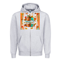 Blessed Pumpkin Zipper Hoodie | Teevron